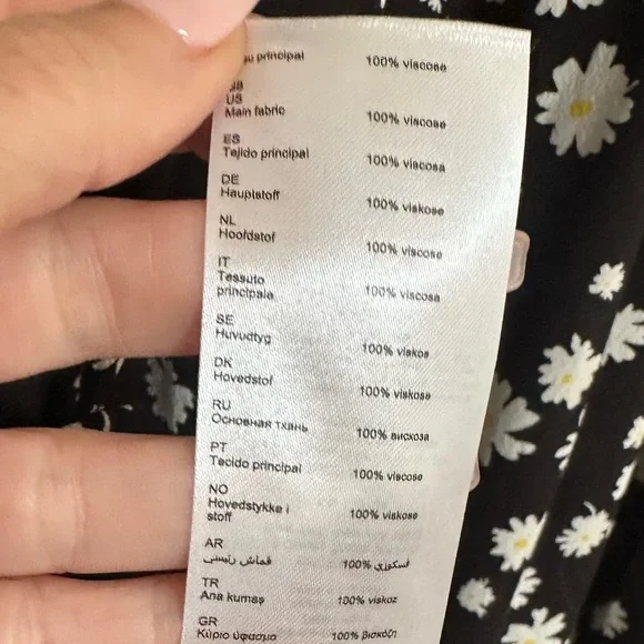 Maje Black and White Floral Maxi Dress - Picture 13 of 14